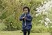 Hippychick Waterproof All-in-One Suit - Navy/Sand, 12-18 Months