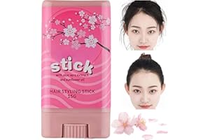 HEEFENG Hair Wax Stick,Hair Stick For Flyaways,Long Lasting Styling Wax Stick H-air,Non-Greasy & Long-lasting,Smooth Texture For Styling Finishing,Strong Hold For Women & Kids,For Various Hairstyles