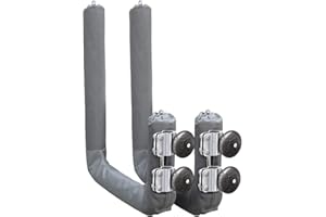 Magma Unisex's kajak/SUP montowany na szynie zdejmowany stojak - srebrny, jeden rozmiar