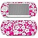 Produktbild Sony PSP-E1000 / E1004 Designfolie "Hawaii Magenta" Skin Aufkleber für PSP-E1000 / E1004