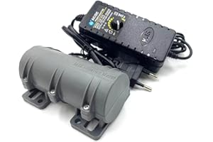 BAYZCONN Mini motore a vibrazione, 3800 giri/min, massaggiatore portatile fai da te, motore a vibrazione, motore a vibrazione a risparmio energetico, regolabile, per lettino da massaggio e sedia (DC 24 V, 0,3