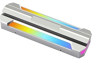 XMSJSIY ARGB M.2 radiator chłodzący M.2 SSD chłodnica dysku stałego 5 V 3-biegunowa ARGB dwustronny radiator do SATA NVMe NGFF M.2 2280 SSD