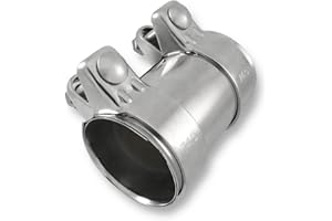 GRILINDO Auspuffschelle Rohrverbinder Doppelschelle Auspuff Abgasanlage (Stahl verzinkt, ø 70mm | Länge: 125mm)