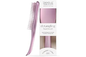‎TANGLE TEEZER Tangle Teezer Ultimate Detangler Haarbürste – Nasses & Trockenes Haar – Entwirrungsbürste für Alle Haartypen – Zweistufige Borsten Reduzieren Haarbruch & Knoten – Mauve Kupfer mit Chrom-Finish