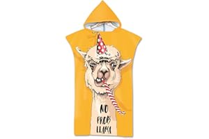 DOTBUY-SHOP DOTBUY Poncho de Surf- Toalla de Poncho para Adultos, Poncho Playa, Poncho de Microfibra para Hombres y Mujeres- Ligero, Compacto y de Secado rápido