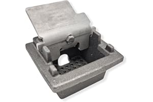 GENERICO Nordica Extraflame 003278231 - Crogiolo per caminetto a pellet rotondo, acciaio legato, compatibile con pellet