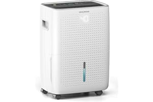 DEHUMIFER 30L/Day Dehumidifiers for Home, Dehumidifier with Digital Control Panel, Laundry Clothes Drying, 4L Water Tank & Drainage Hose for Damp & Condensation, 24H Timer Ideal for Bedroom/Bathroom/Large Room