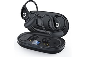 ANSTEN ai translator earbuds, translation earbuds real time, Open Ear Bluetooth 5.4 Headphones, LED Display 40 Hours Playback 134 languages ​​translation,Travel Business Learning Work