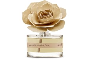 MUHA' Muhà Rosa Diffuser Naturale 50ML Vaniglia e Ambra Pura