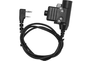 Adapter U94 PTT, Adapter Wtyczki Kabla U94 PTT Kabel Adaptera U94 PTT do Radiotelefonów Baofeng Dwukierunkowe Krótkofalówki