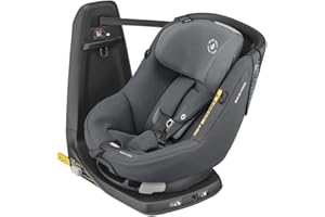 Maxi-Cosi AxissFix i-Size, Siège Auto Pivotant pour Petit, ISOFIX, de 4 mois à 4 ans (9-18kg), 61-105 cm, Authentic Graphite (gris)