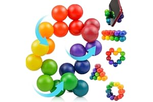 GENERIC Sensory Fidget Toys for Kids,Rainbow Fidget Variable Ball ADHD Autistic Cool Desk Toys,Traveling Quiet Toys for 3-12 Year Old Age Girls, Boys