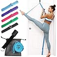 JHuuu Leg Stretcher Strap, Adjustable Multi-Purpose Exercise Ballet Stretch Band, Easy Install and Flexibility Door Stretching Leg Strap, 3M Yoga Dancing Stretch Belt for Dance & Gym