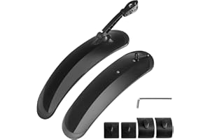 GRELiving Garde-boue de vélo - 20 x 3,0-4,0 pouces - Fat Bike Fender - Garde-boue pour VTT, tout-terrain