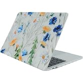 McStorey MacBook Air 13 İn&ccedil; Kılıf A1369 A1466 Uyumlu &Ccedil;i&ccedil;ek Desenli Hard Case Sert Koruyucu Kapak Printed Floral Laptop Kılıfı