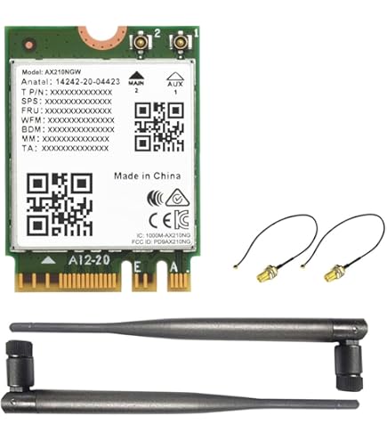 Padarsey Replacement Bluetooth 4.0 Bt Wireless WiFi Card Module Bcm94360csax Bcm943602cs Compatible For Mid 2012 2013 2014 2015 Retina MacBook Pro A1398 A1502 653-0029 802.11ac