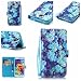 Produktbild Nancen Apple iPhone 5/5S/SE (4,0 Zoll) Schutzhülle, Colorful oben Qualität PU Leder Folio Bookstyle Schutzhülle Schutzhülle Schutz-PU Leather Case Wallet Cover mit Standfunktion und Schlitze für Kreditkarte
