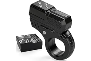 MECHANIKER Fidget Gun Toy for Kids Adults, 3D Printed Magnetic Fidget Slider Ring Pistol, Transformable EDC Fidget Spinner Desk Toy for Men Boy, Birthday Party Favor Gifts for Office Classroom Stress Relief