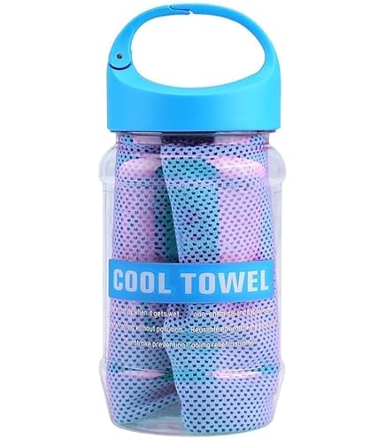 Cooling Towels 2-Pack Lavender - Instant Cooling Neck Towels For Sports, Gym & Outdoor