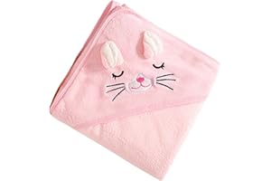 Genikeer Toalla Bebe con Capucha, Baño Absorbentes Suaves para Bebés y Niñas Recién Nacidos