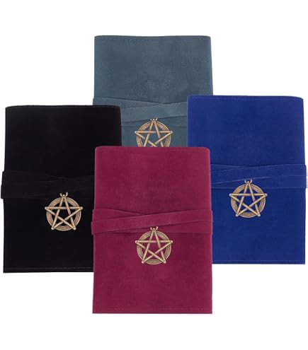 NHQ Lot De 2 Pochettes à Cartes De Tarot - Sacs En Satin Et Velours - Rangement Pour Cartes, Bijoux Ou Cosmétiques - 7,5 X 12,5 Cm