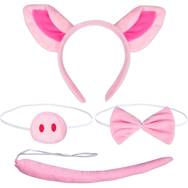 Tierkostüm Set Für Mädchen – Haarreif Mit Ohren & Schwanz, Perfekt Für Karneval, Halloween & Mottopartys