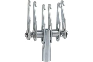 BEDIFFER 6 Dedos de extracción Ajustable Gancho Extractor de abolladuras Duradero Garra de tracción para Piezas de Repuesto Reparación de carrocería de Coche