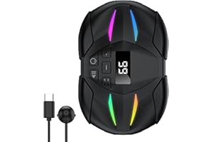 Botiniv Auto-Clicker | Einstellbarer Auto Clicker für Mobilgeräte,Innovativer Auto-Clicker mit RGB-Licht für Spiele, Live-Übertragungen und Belohnungsaufgaben