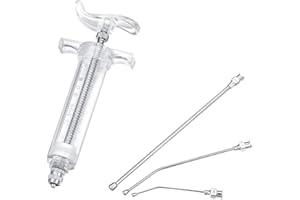 Avalizard Baby Bird Feeding Syringe, 20ml, Stainless Steel Needles, 3pcs, For Cage, Puppy, Small Mammals, Hand Feeding, Modern Style