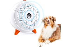 BUBBACARE Anti Bellen Gerät Hunde, Automatisch Antibell für Hunde, Ultraschall Anti-Bell-Gerät, Wiederaufladbares & Wasserdichtes Hund Ultraschall Antibell mit 33ft für Große Kleine Hunde Innen Außenbereich