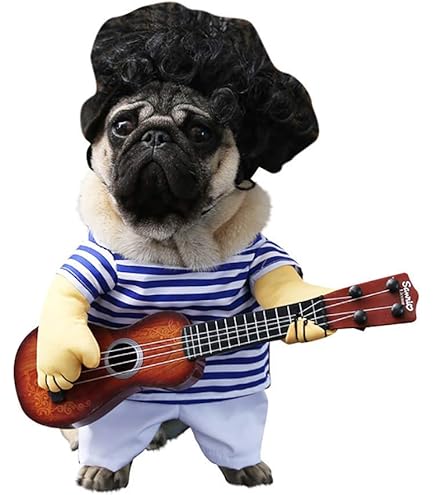 Hillento Halloween Hundekleidung - Skeleton Pullover Für Kleine Hunde & Katzen