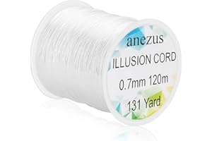 Anezus Fishing Wire for Hanging, Clear Fishing Line Invisible String Strong Monofilament Line for Hanging Decorations and Crafts