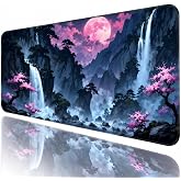 8 Farklı Desenli Baskılı Model Black Deer XXL Gaming Mouse Pad 90x40 cm &ndash; Dikişli Kenar, Kaymaz Taban, Dijital Tasarım, Hassa