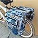 Produktbild prom-note doppelt hinten Gepäckträger Fahrrad Tasche vergrößertes Mountain Bike Camo Tasche 35L MTB Mountain Bike Rack Satteltasche Multifunktions Road Fahrrad Gepäckträger hinten Sitz Trunk Bag, blau