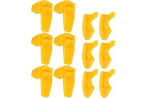 KIMISS Inserto de Plástico para Cambiador de Neumáticos, 6 Pares de Montaje de Máquina de Neumáticos Desmontar Cabezas de Pato Insertos Protector de Llanta de Rueda para Máquina Cambiadora de Neumátic