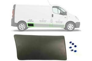 ATU Panel de moldura de revestimiento lado trasero derecho DX compatible para Trafic II, Vivaro A, Primastar 2001-2013 OE: 8200036095, 8200326368, 91165349, 93852552