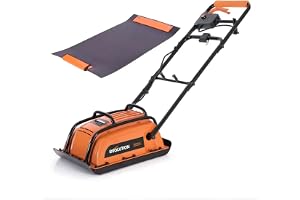 Evolution Power Tools H320-E Hulk Electro Plate Compactor, landscaping tools, Ideal For Levelling Pavement, Artificial Turf G