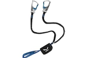 SALEWA Unisexe - Adulte Set Via FERRATA Premium ATTAC, Silver Nouvelle Norme