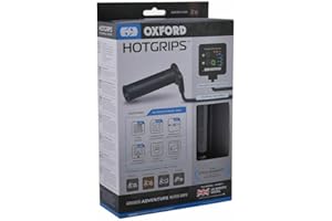 OXFORD SECURITY OXFORD HOT/HEATED GRIPS MOTORCYCLE ADVANCED ADVENTURE UK SPECIFIC | EL690UK (Black)