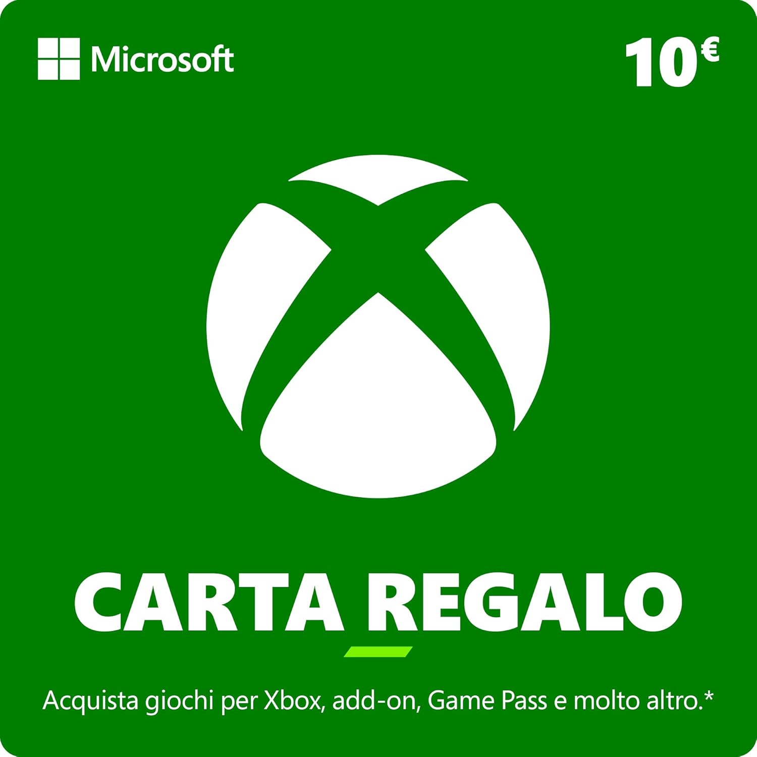 Xbox Carta Regalo Digitale 10 EUR