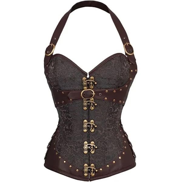 Damen Korsett Gürtel - Piraten Style Schnürkorsett Mit Vintage Spitze Für Mittelalter Outfits