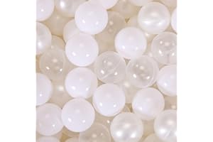 GOGOSO Ball Pit Balls for Toddler, Baby Plastic Playballs Kids Soft Pastel Non-Toxic BPA-Free, 100 Balls
