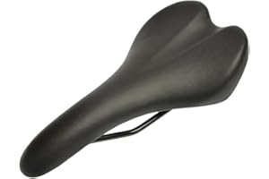 ROCKBROS Selle VTT Selle Confortable Velo Route Selle Vintage en Cuir Synthétique Vélo Noir Blanc Marron
