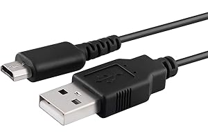WICAREYO 3.9Ft/1,2m USB Ladekabel Power Ladegerät Cord Lead Kompatibel für DS Lite NDSL DSL