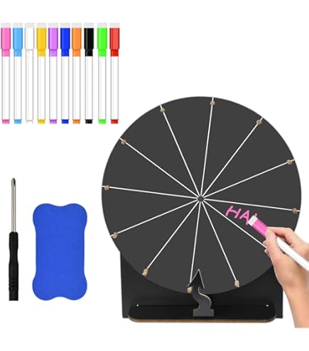 Kunaxku Roues Tournantes En Métal De 8 Pouces - Roue Rotative De Fortune Pour Des événements, Des Jeux Et Des événements, Anniversaire Mariage Carnaval Loterie Du Nouvel An