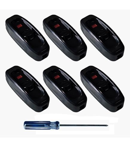 2 STKS IP65 Waterdichte Tussenschakelaar Zwart Snoer Schakelaar Kabel Schakelaar 3A/250V voor Lampen, Elektrische Apparaten, 8mm