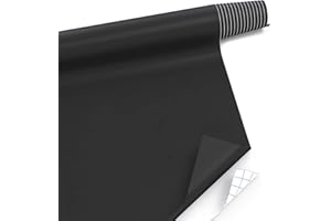 Jzhen Sticker Tableau Noir Autocollant Mural pour l'école/Bureau 45x200cm