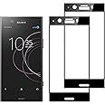 iVoler [2 Pack] Pellicola Vetro Temperato per Sony Xperia XZ1 Compact, [Copertura Completa] Pellicola Protettiva Protezione p