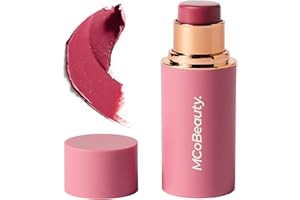 MCoBeauty - Baby Face Multiuse Cream Stick for Lips and Cheeks - Blush Stick in Deep Rose Shade - Contains Moisturising Jojoba Seed Oil, Coconut Oil and More - Lucy