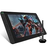 HUION Tablette Graphique avec écran Kamvas 13, écran entièrement laminé de 13,3 Pouces, Prend en Charge la connectivité avec 